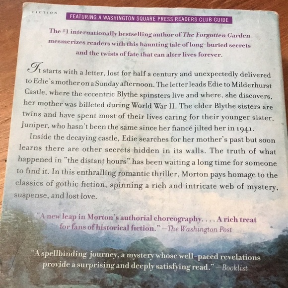 The distant hours by Kate Morton book novel - Picture 6 of 7